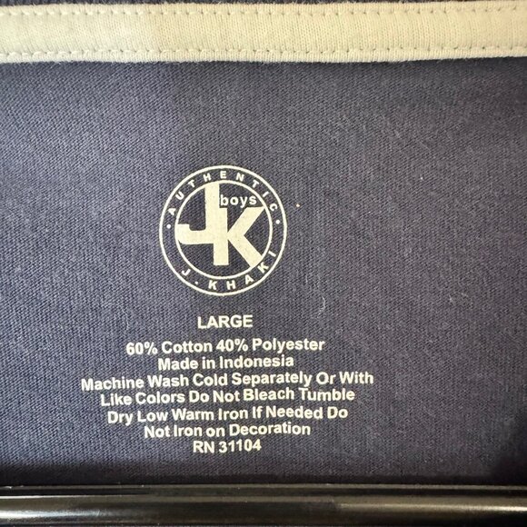 J. Khaki Boys Graphic Tee, Size Large - Picture 3 of 3